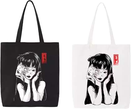 Amazon.co.jp: [SDCADQ]川上富江 伊藤潤二 手提げバッグ トートバッグ